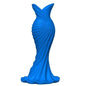 Elegant Dress Shape Plastic Vase – Modern Floral Home Decor