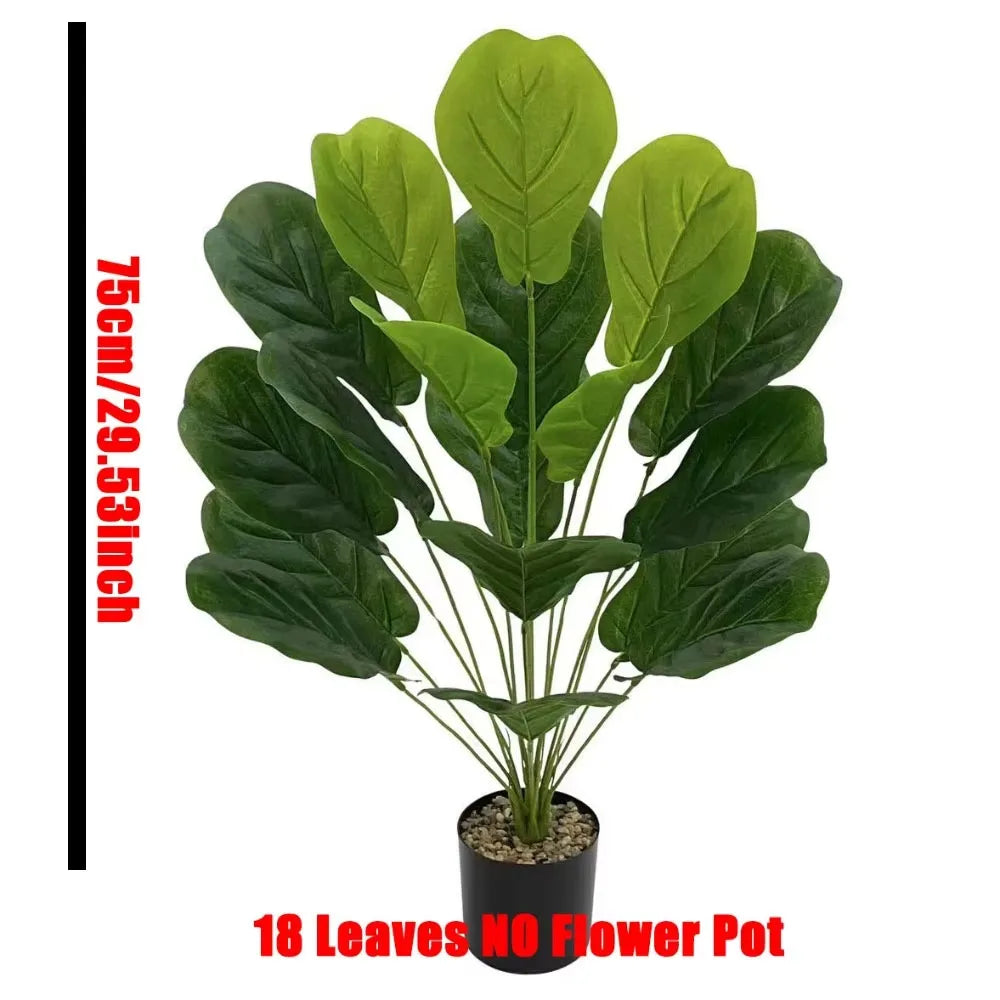 100CM Artificial Ficus Tree – Large Tropical Green Plant Decor