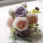 Premium Silk White Peony Artificial Flowers for Home Vase Decor