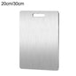 Double-Sided Stainless Steel Cutting Board