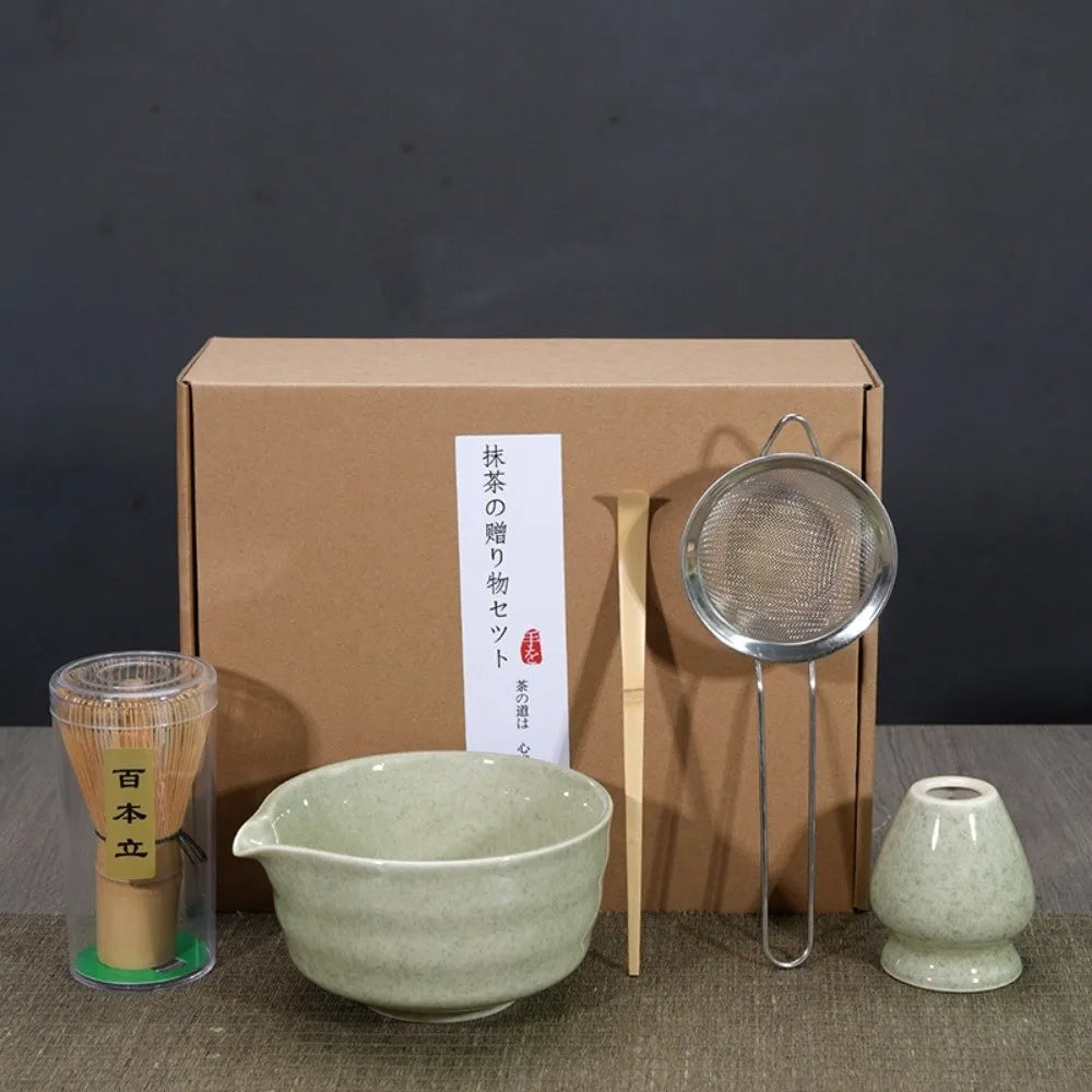 Japanese Matcha Tea Whisk Set 🍵🎋