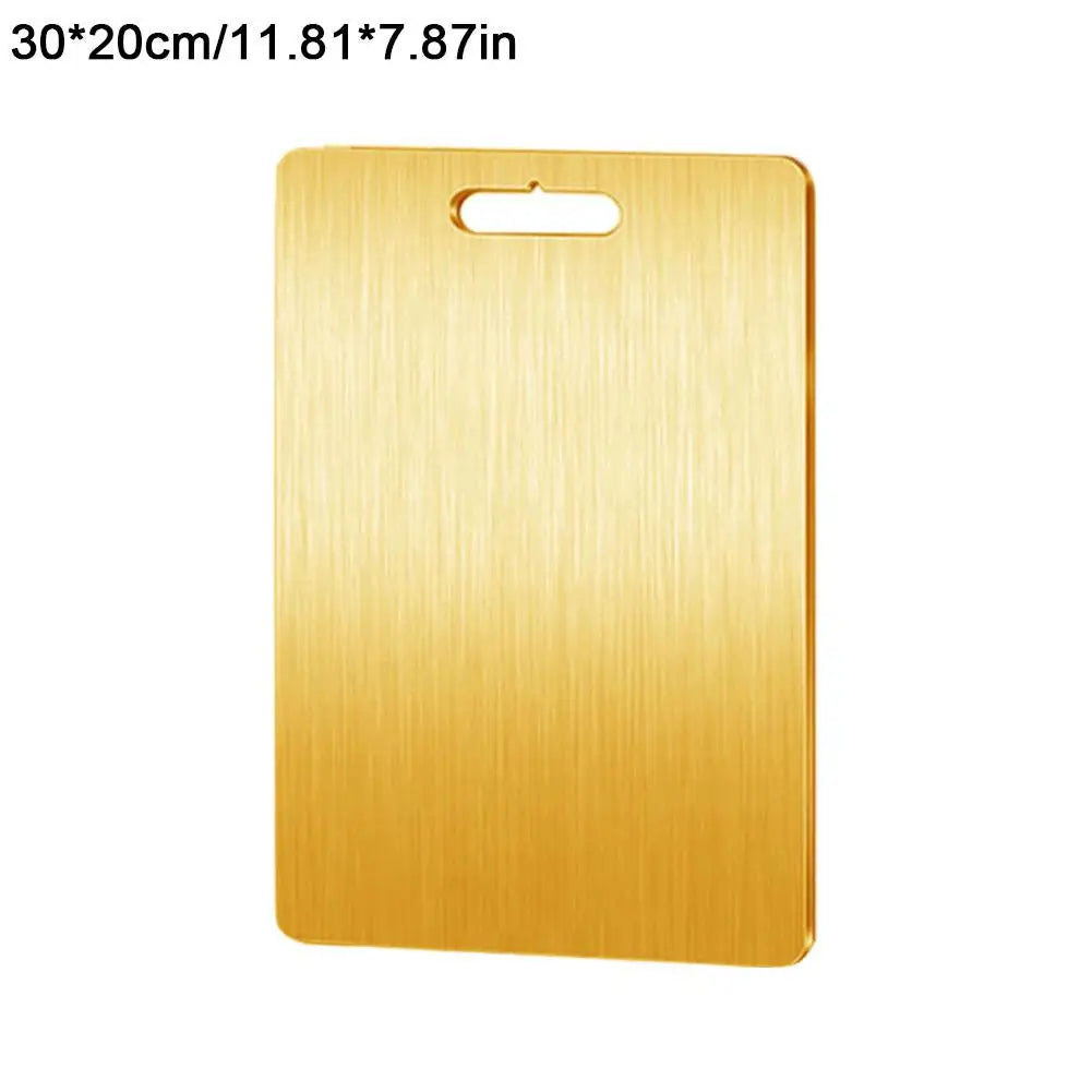 Double-Sided Stainless Steel Cutting Board