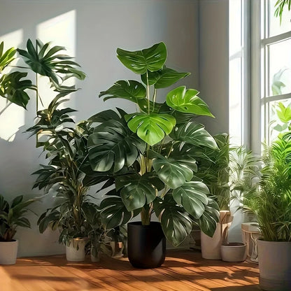 Premium Artificial Monstera Palm Tree for Home & Office Decor