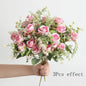 1/2/3Pcs Premium 30cm Silk Rose Artificial Flowers Bouquet