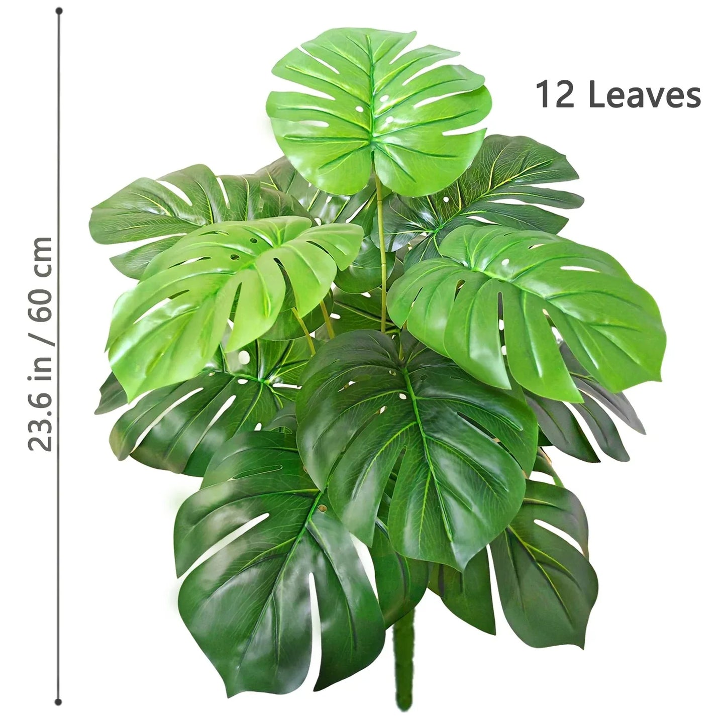 Merrill Real-Touch 12-24 Leaves Artificial Plant for Outdoor Garden (H1620)