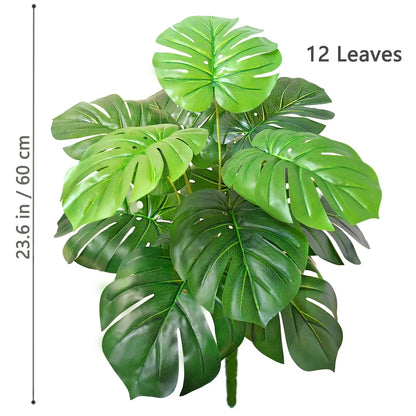Merrill Real-Touch 12-24 Leaves Artificial Plant for Outdoor Garden (H1620)