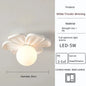 Modern Green Petal LED Wall Lamp – Decorative Wall Sconce for Home