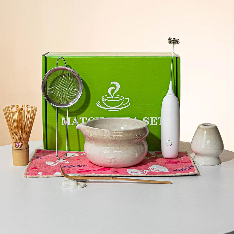 8-Piece Japanese Matcha Tea Set 🍵✨