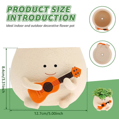 Cute Chair Smile Face Planter