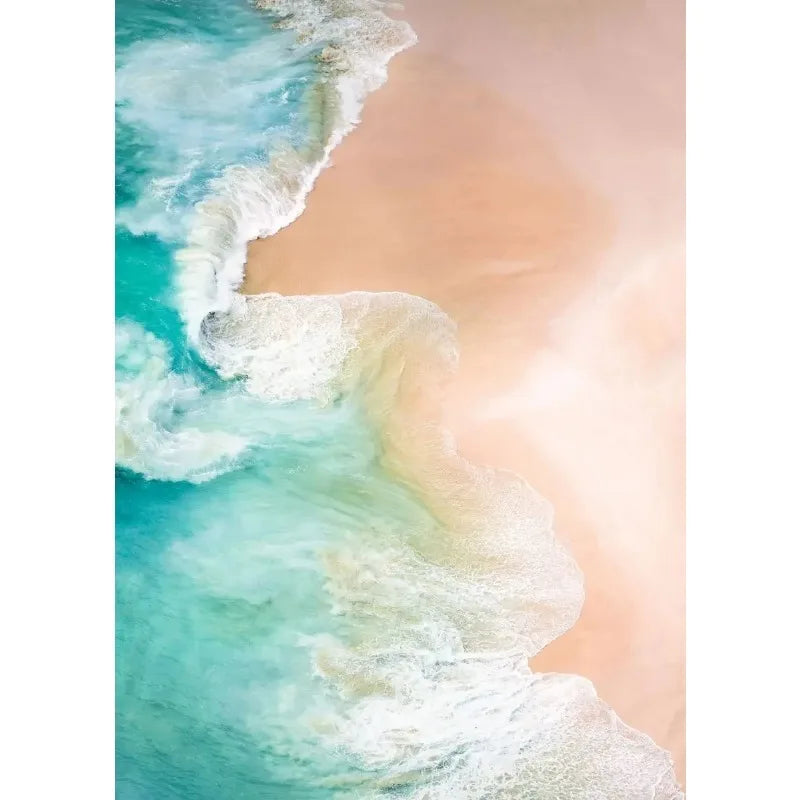 Summer Beach Palm Tree Wall Art Poster 🌴☀️🌊