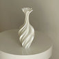 3D Printed Swirl Vase – Modern Aesthetic Flower Decor