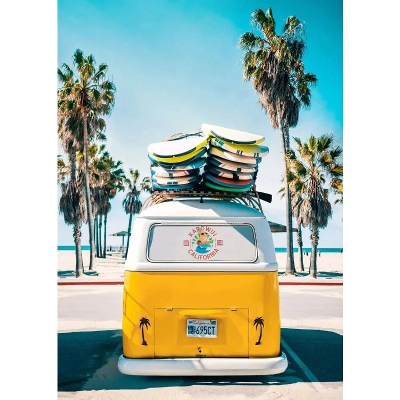 Summer Beach Palm Tree Wall Art Poster 🌴☀️🌊