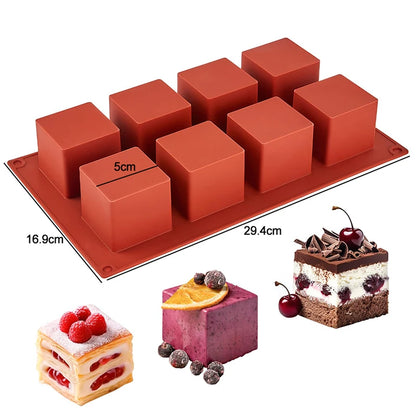 3D Silicone Mousse Cake Mold