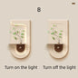 Green Plant LED Wall Lamp for Entrance & Modern Home Decor