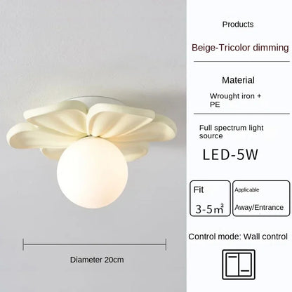 Modern Green Petal LED Wall Lamp – Decorative Wall Sconce for Home