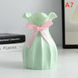 Water Ripple Plastic Vase – Nordic Modern Home Decor