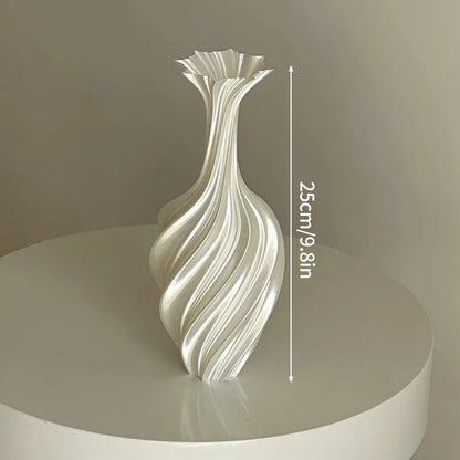 Modern Plastic Flower Vase – Aesthetic Home Decor