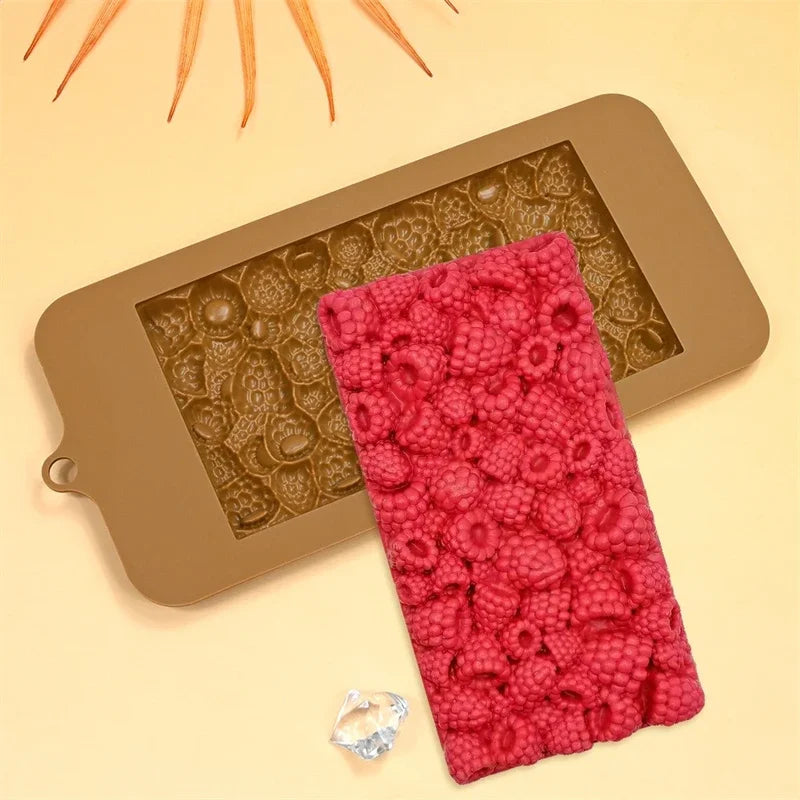 3D Raspberry Silicone Mold – Cake, Chocolate & Dessert Decorating Tool