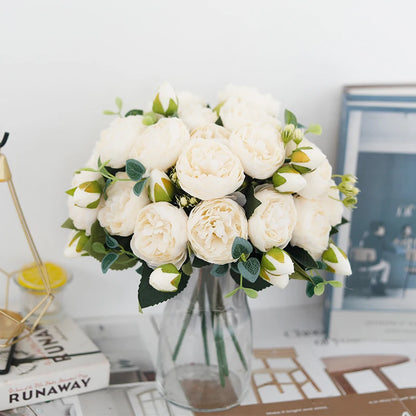 Exquisite Artificial Peony Bouquet for Wedding Bridal Flowers