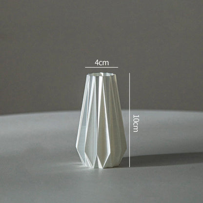 Modern Plastic Flower Vase – Aesthetic Home Decor