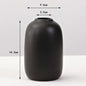 Black Porcelain Vase