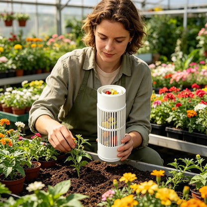 Worm Composting Bin Outdoor Composter Bin Farm Underground In Ground Worm Composter For Garden Kitchen Home Soil Inground