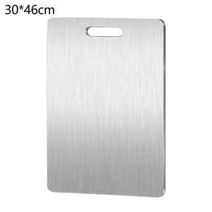 Double-Sided Stainless Steel Cutting Board