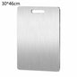 Double-Sided Stainless Steel Cutting Board