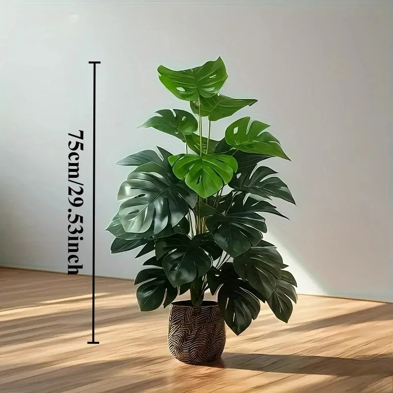 Merrill Real-Touch 12-24 Leaves Artificial Plant for Outdoor Garden (H1620)