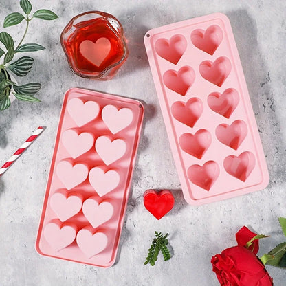 Silicone Heart Ice Cube Mold