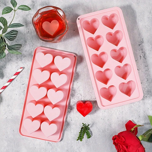 Silicone Heart Ice Cube Mold