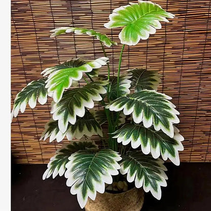 70CM Artificial Monstera Palm Tree – Tropical Green Plant Decor