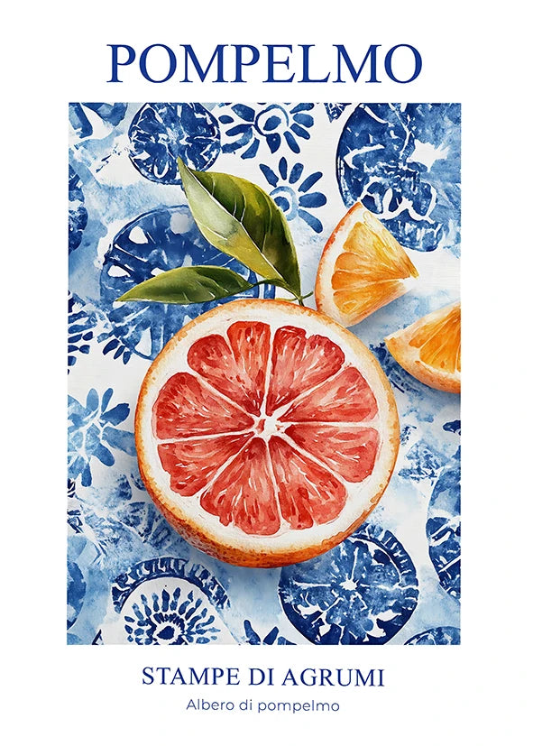 Retro Lemon Garden Canvas Wall Art 🍋🌿
