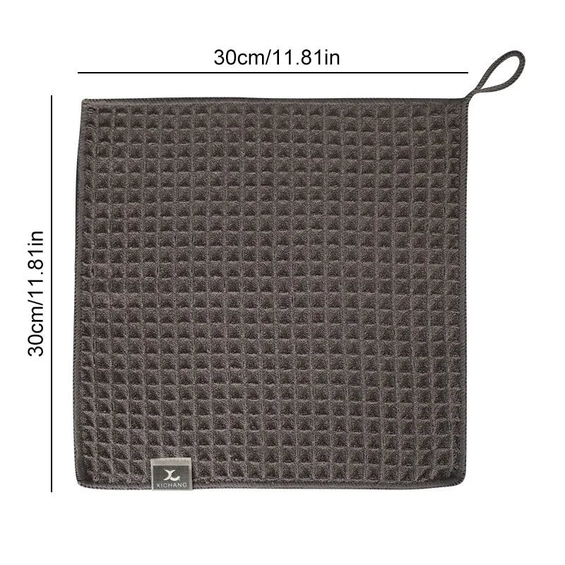 1/4Pcs Coffee Bar Cleaning Towels Super Absorbent Microfiber Cleaning Cloth Towel Home Barista Clean Tool Coffee Machine Cleaner