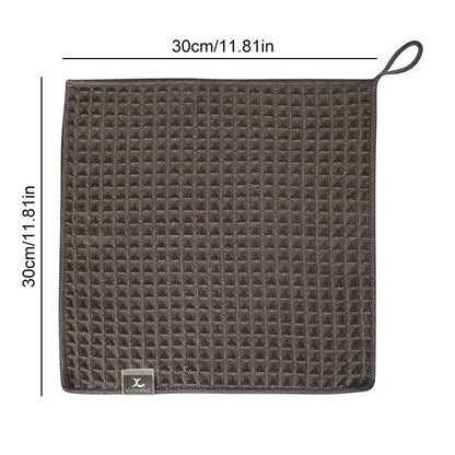 1/4Pcs Coffee Bar Cleaning Towels Super Absorbent Microfiber Cleaning Cloth Towel Home Barista Clean Tool Coffee Machine Cleaner