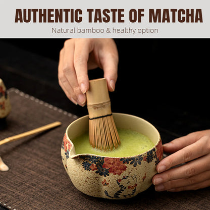 Red Japanese Matcha Tea Set 🍵❤️