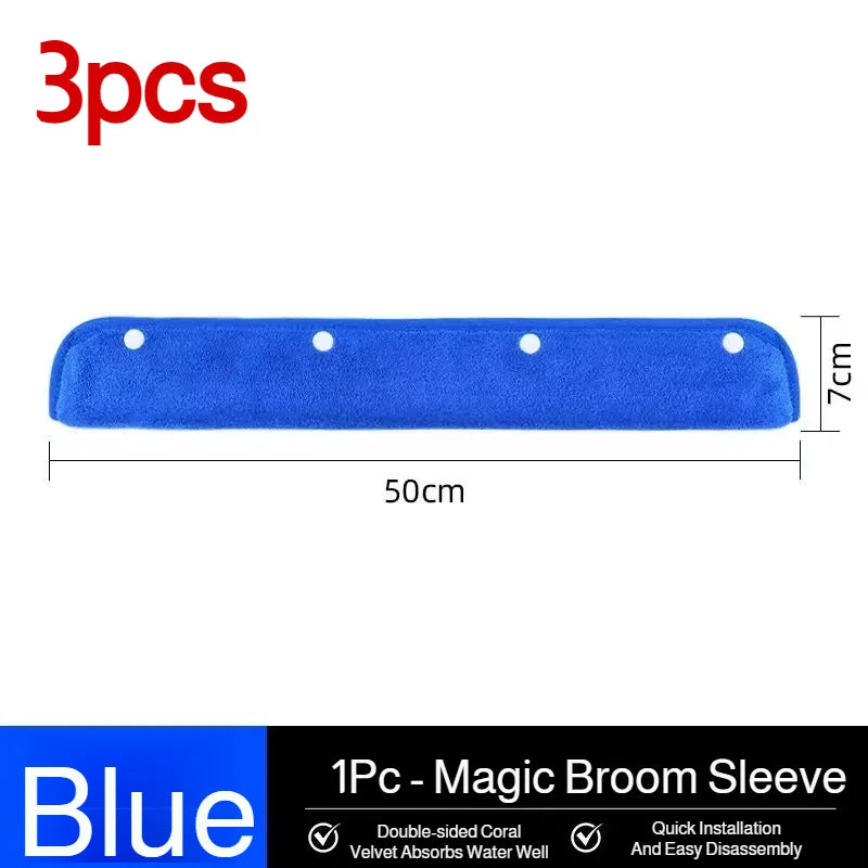 Silicone Scraper Broom Non-Stick Bristles  Wiper Long Ergonomic Handle Squeegee Scrubber for Floor Toilet Bathroom Glass