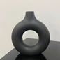 Simple Donut Shape Vase – Modern Flower Arrangement Home Decor