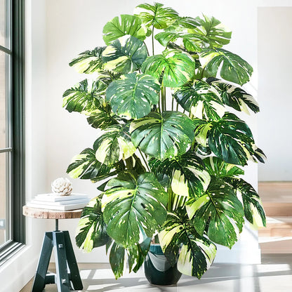 Merrill Real-Touch 12-24 Leaves Artificial Plant for Outdoor Garden (H1620)