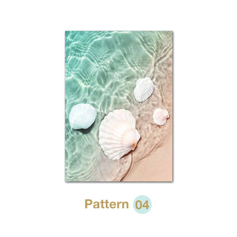 Turquoise Tropical Beach Canvas Wall Art 🌴🌊☀️