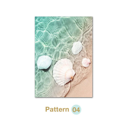 Turquoise Tropical Beach Canvas Wall Art 🌴🌊☀️