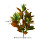 24-41cm Artificial Croton Plant – Realistic Tropical Green Tree Decor