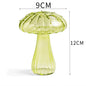 Mini Mushroom Glass Vase – Nordic Hydroponic Flower Decor