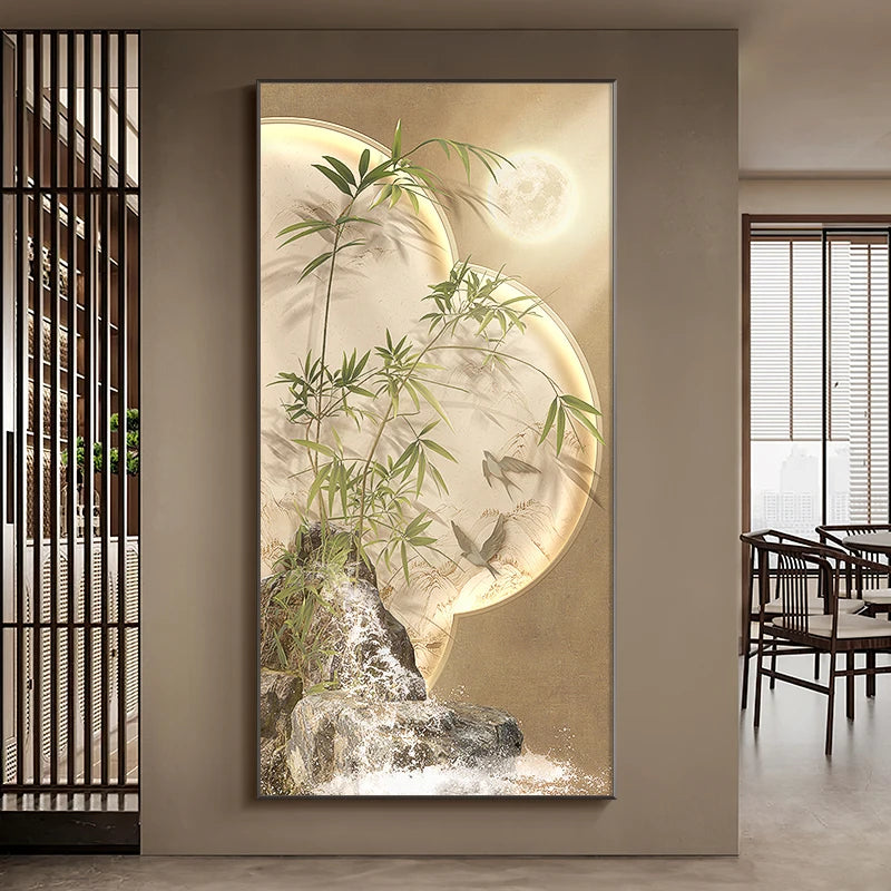 Modern LED Wall Art Light – Luxury Decorative Lamp for Living Room & Entryway
