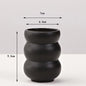 Black Porcelain Vase