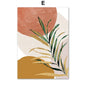 Modern Nordic Style Spring Green Plant Leaf Canvas Poster