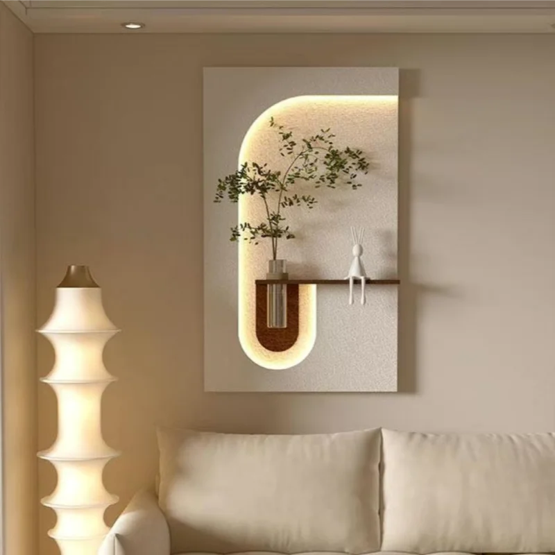 Modern Green Plant LED Wall Lamp for Home Decor