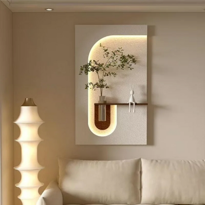 Modern Green Plant LED Wall Lamp for Home Decor