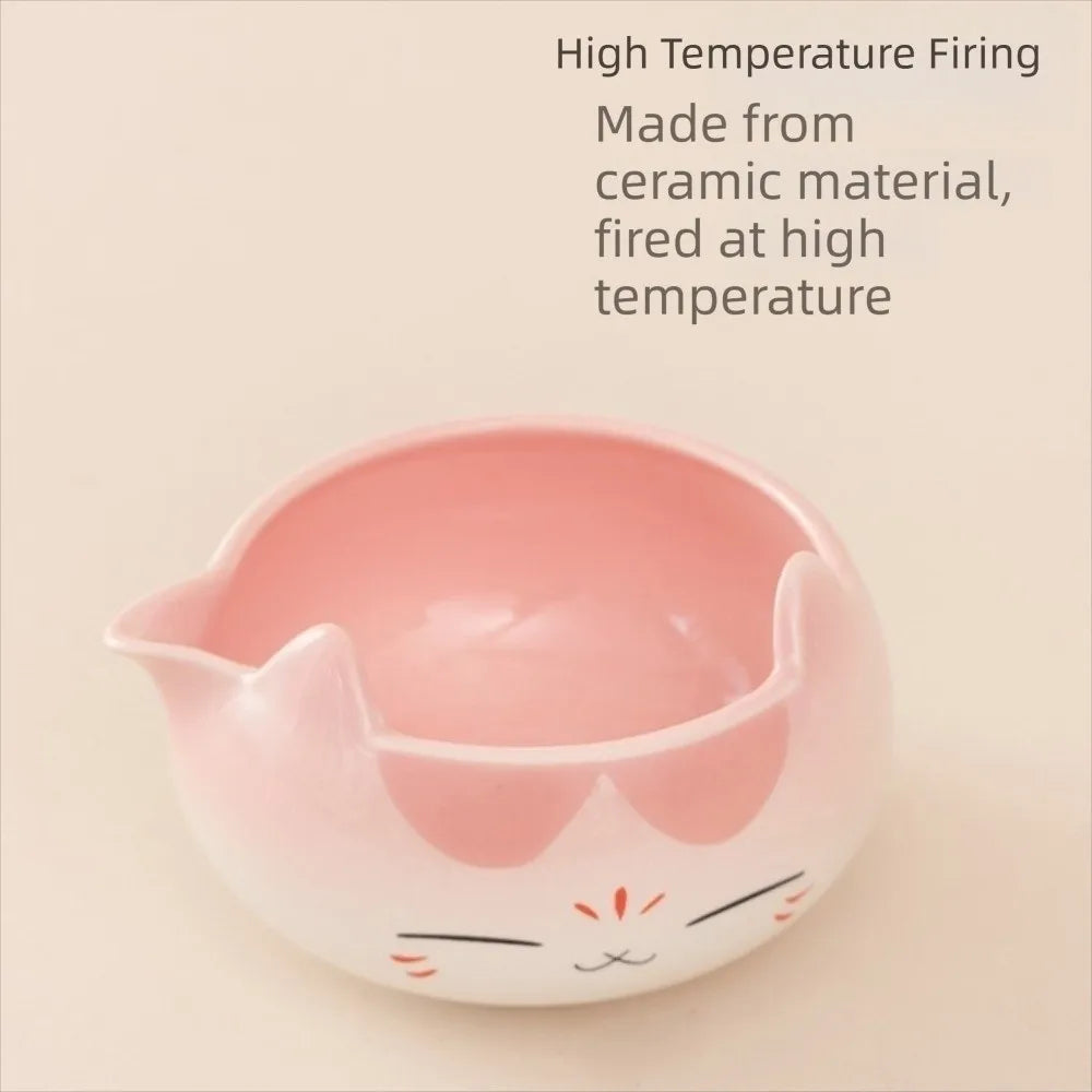 Pink Ceramic Matcha Tea Set