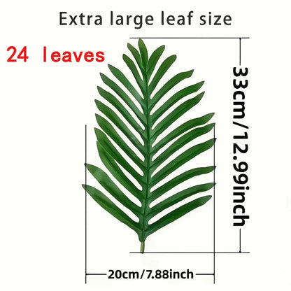 50" Realistic Artificial Palm Tree — Lush Indoor & Outdoor Decor